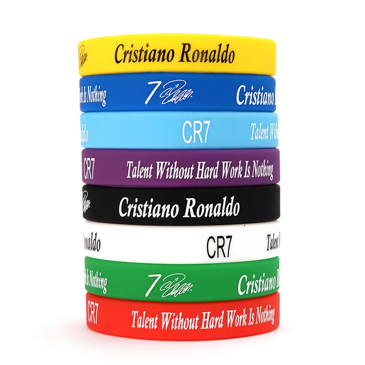 

custom rubber wristbands, glow in the dark silicon bracelet, wrist band customized, Silver,gold or custom