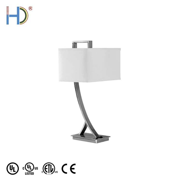 Metal Decorations Home Curved hotel Table Lamps