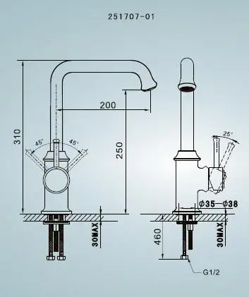 
2020 best selling China famous brand Supor sanitary manufacture cold hot water kitchen faucets mixer tap 