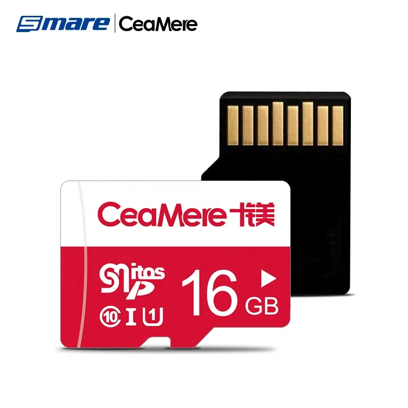 

Ceamere Original White Red Micro Memorias SD Cards 16GB C10 U3 TF Carte 8GB 32GB 64GB 128GB 256GB Memory Card 16GB