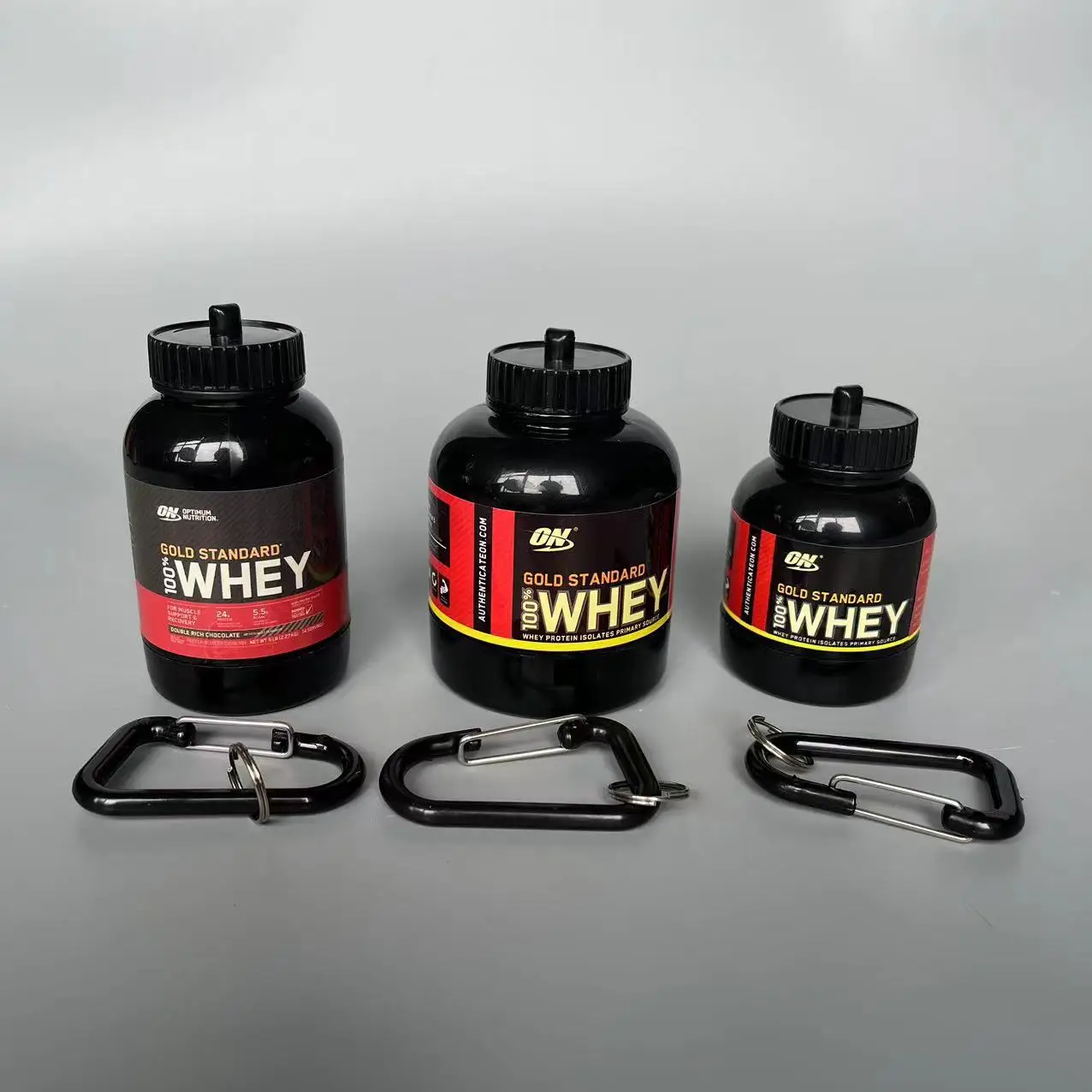 Custom Logo Plastic Protein Powder Filler Portable Protein Powder Container Funnel Sports Fitness Gym Travel Mini Keychain
