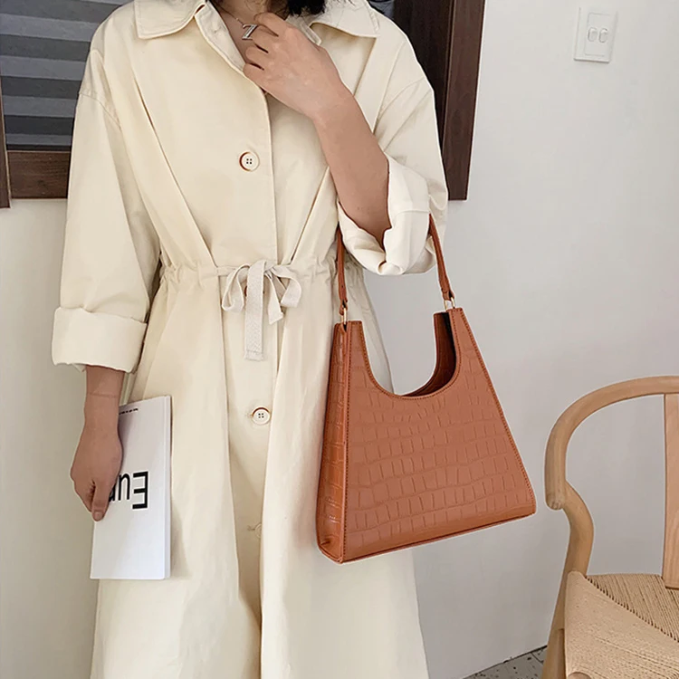 

2021 Ladies Hand Shoulder Bags Premium Trend Pu Leather Big Large Purse Luxury Handbags For Women