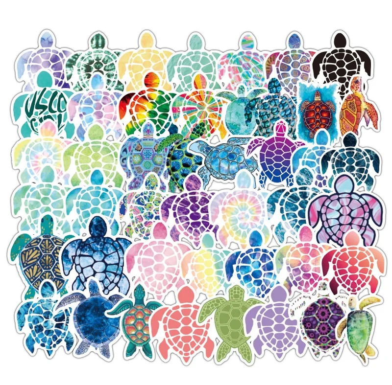 

High Quality Vinyl Stickers 41pcs Different Sea Turtle Sticker Waterproof For Laptop Moto Skateboard Luggage Guitar