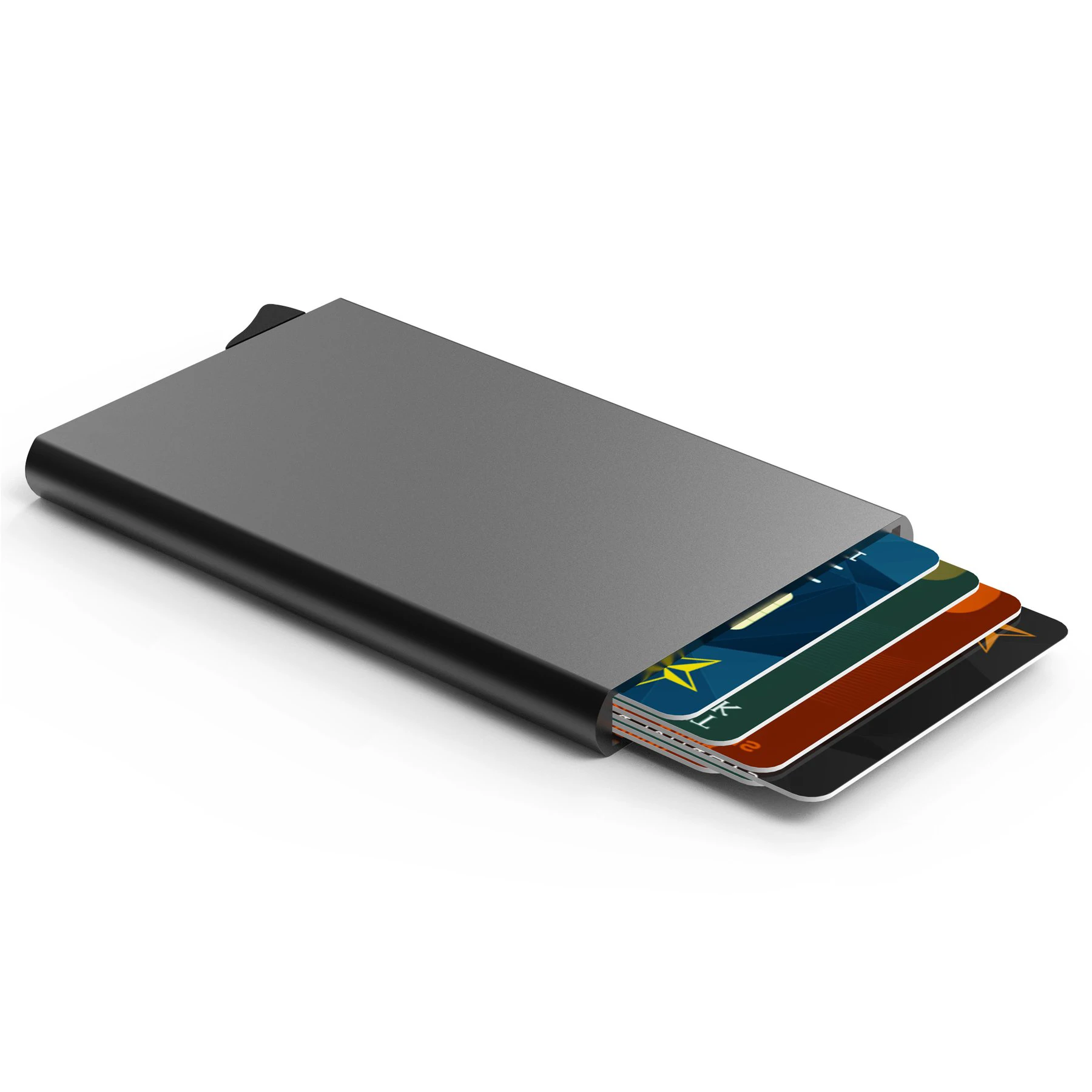 

Hot Selling Amazon Selling Metal Blocking RFID Credit Card Holder Name Card Case With Multi-colors In Stock