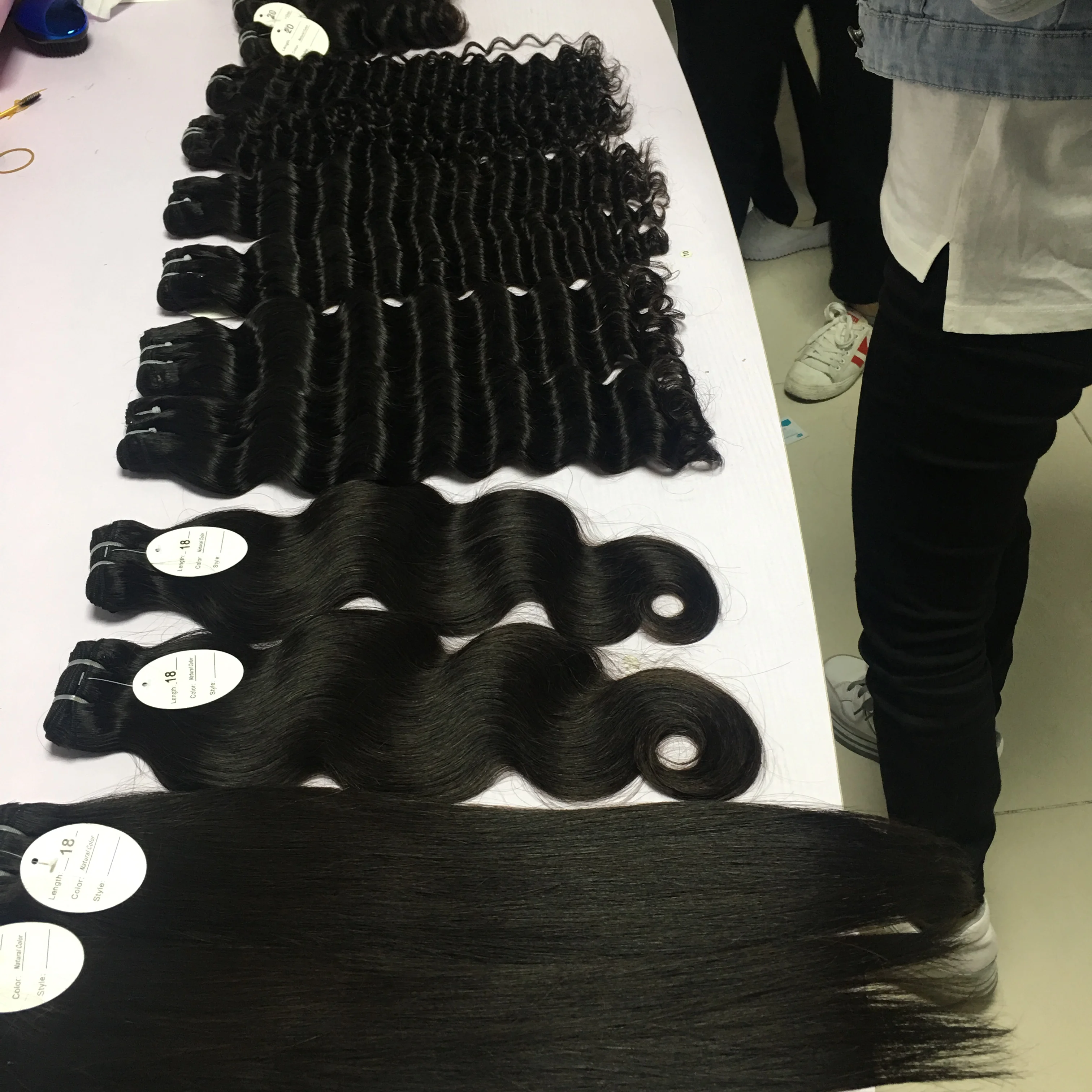 

Silky shiny straight body wave raw hair sample from sexyladyhair wholesale hair vendor