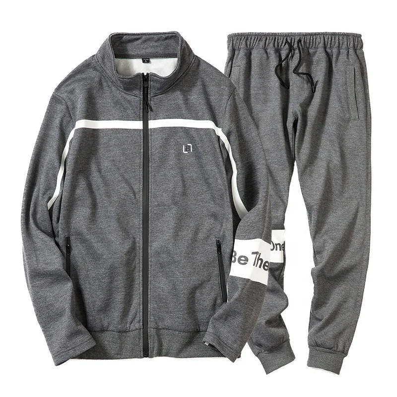 

Men Sportswear Hoodies Set Tracksuits Male Sweatshirts Coats Polo Track Suits, Black+black,black+white