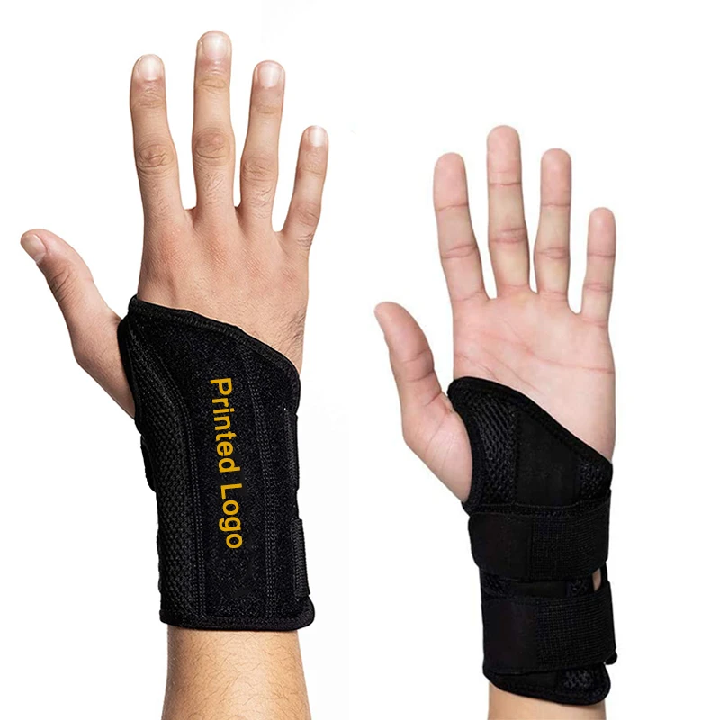 

Wrist Pain Relief Tendonitis Adjustable Straps Neoprene Fitness Wrist Supports Wrist Brace, Black