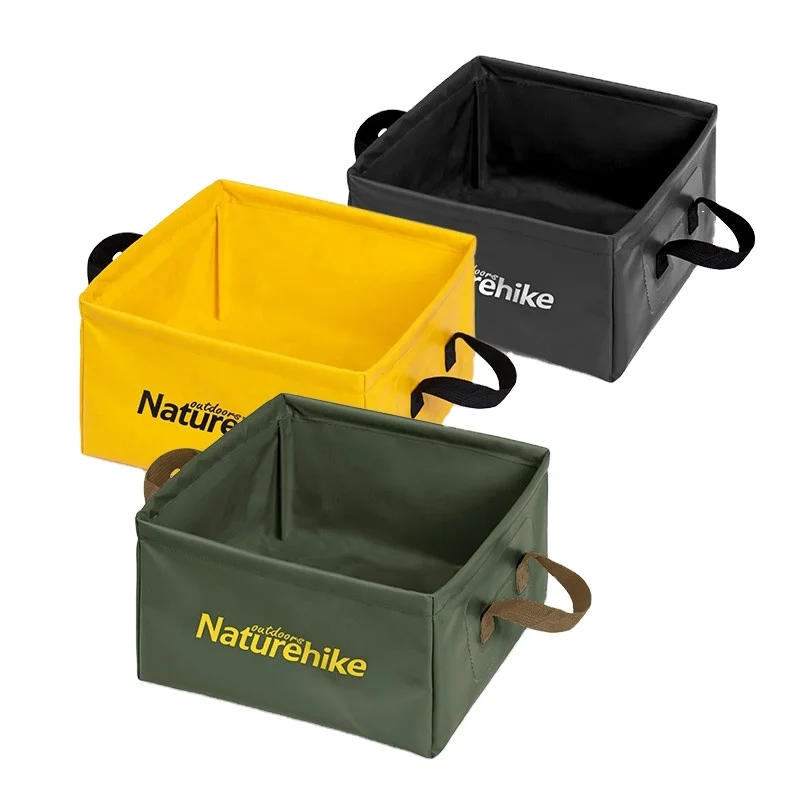 

Naturehike Portable Collapsible Wash Outdoor Camping Cleaning Travel Basin Water Square Barrel Folding Bucket