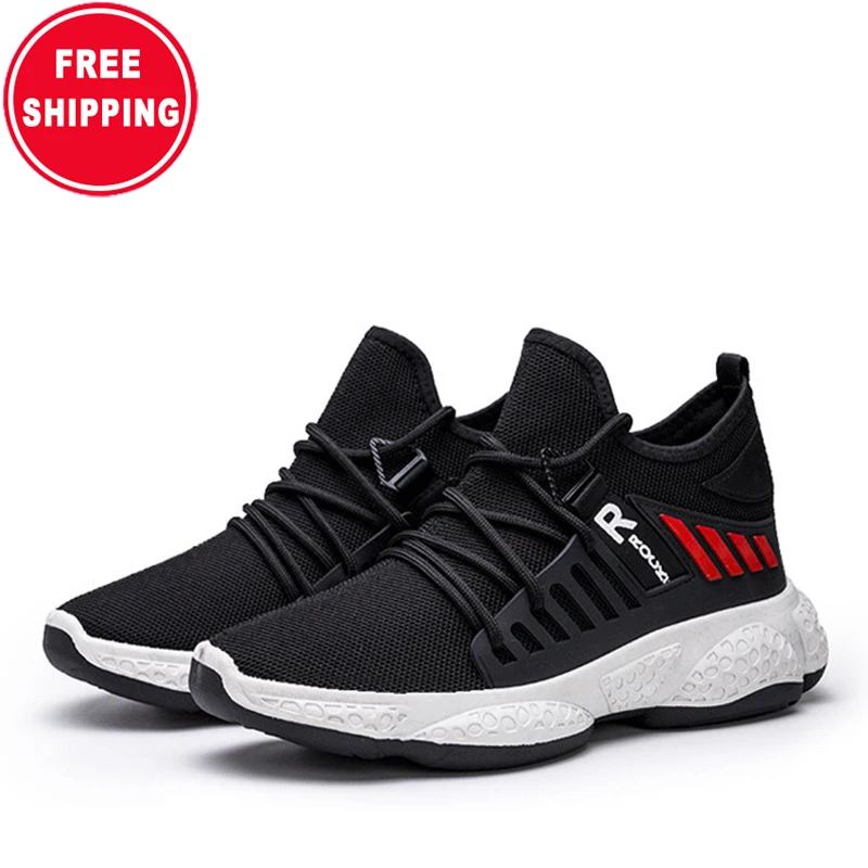 

New Summer Fly Knit Breathable Mesh Sneakers Twist Soles Sports Shoes Men Leading Fashion Schuhe Chaussures De Sport Shoes Man, Picture