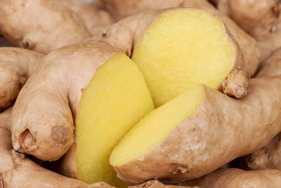 Various ways to incorporate raw ginger into meals including tea, grated in dishes, and as slices