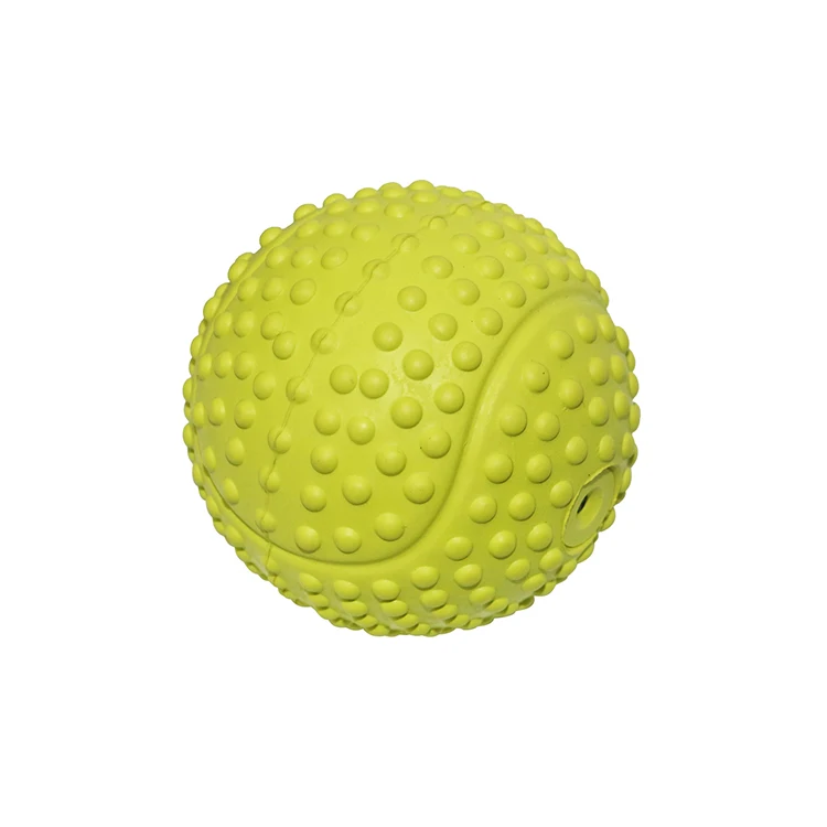 

Thinkerpet 7.6cm Basketball Soccer Ball Tennis Dog Toy Rubber Ball Manufacturing Interactive Ball Dog Toy, Green, blue, purple, orange and custom