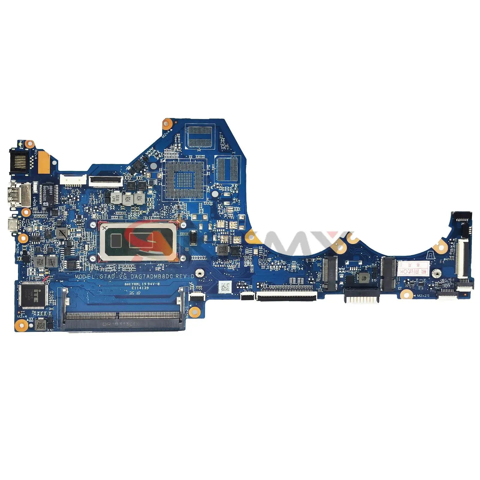 

G7AD For HP Pavilion 14-CE 14-ce0000 Used TPN-Q207 Laptop Motherboard L36237-601 L36237-001 With i3 i5 i7 CPU DAG7ADMB8D0