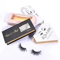 

wholesale demi wispies waterproof 3d synthetic 15mm mink false eyelashes lovely packing boxes