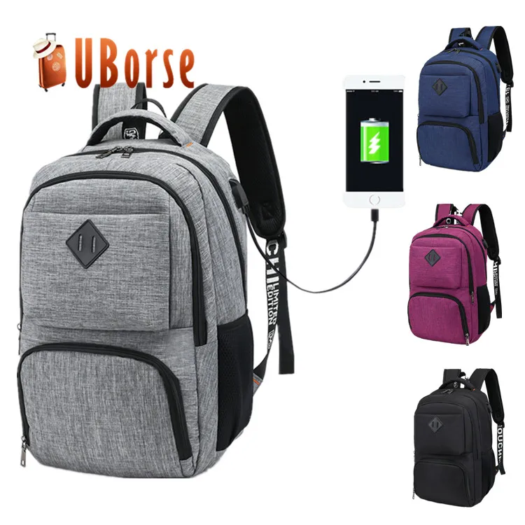 
Wholesale Computer Charging Backpacks Custom Travelling Mochilas USB Magic School Laptop Shoulder Bagpack Back pack Bag Backpack 