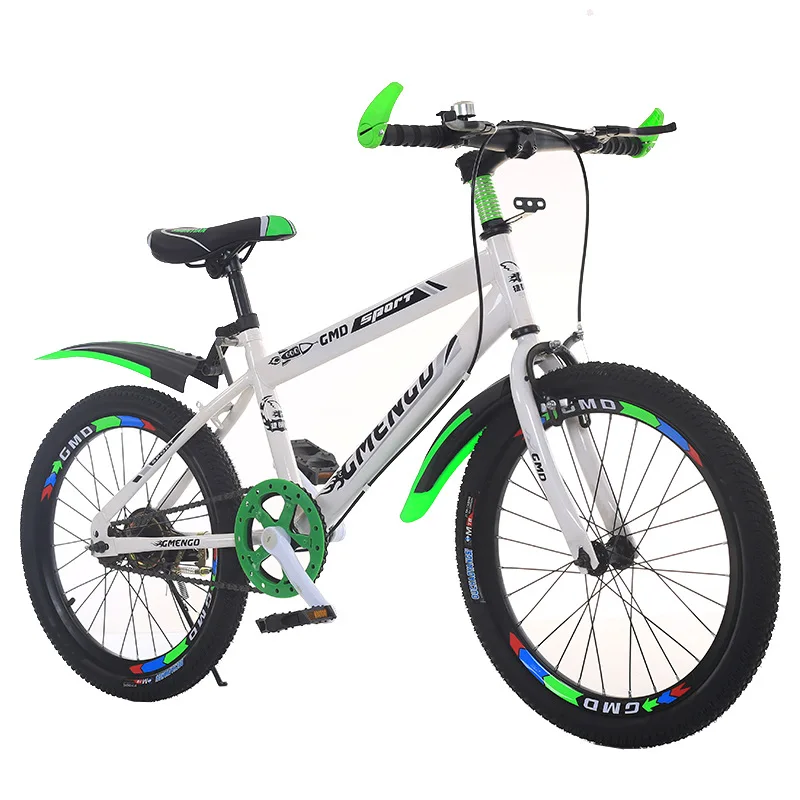 

Factory price fashion foldable mountain bike mtb bicycle 22 inch OEM Chinese single speed for children, Black and red/white and green/white and blue/white and red