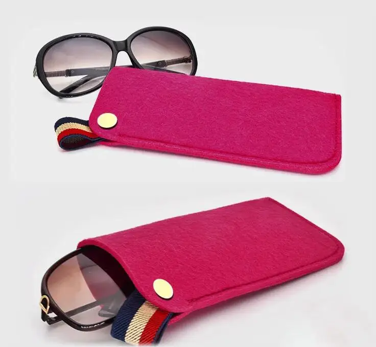 Colorful Custom Felt Glasses Bag Box Buy Felt Glasses Box,Felt