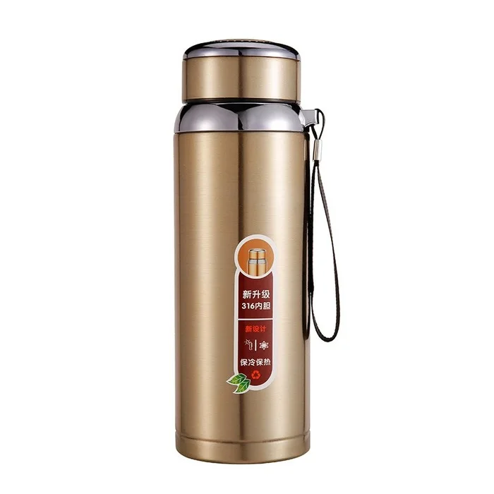 

316 Stainless Steel Big Capacity Insulated Outdoor Traveling Vacuum Flask Water Bottle