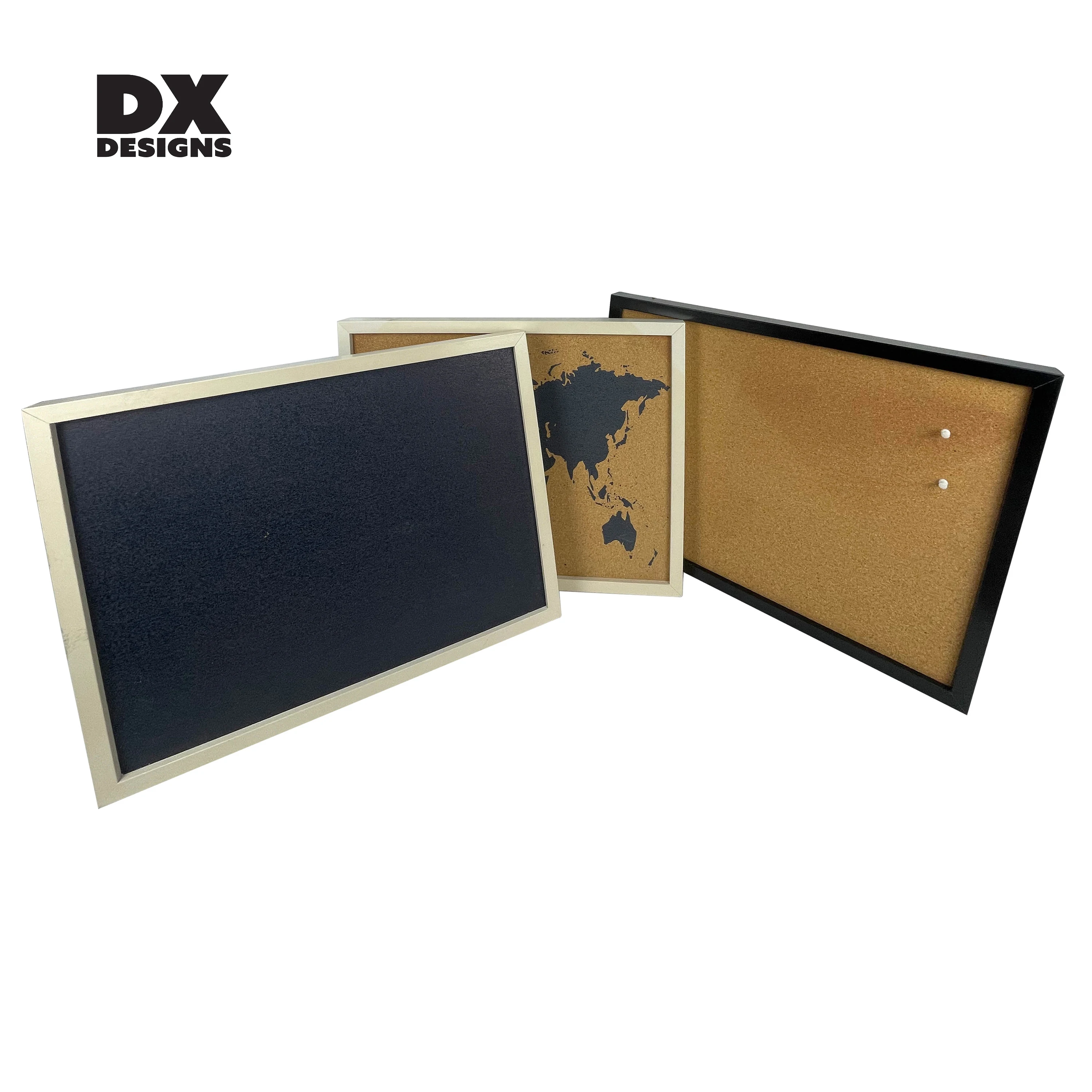 High Density Custom Wholesale Decorative Cork Board School Bulletin Board World Map Print Push Pins for Wall Decor Art