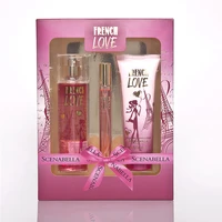 

SG0016 French Love perfume set gift with 150 ml body mist 120ml body lotion and 15 ml travel perfume