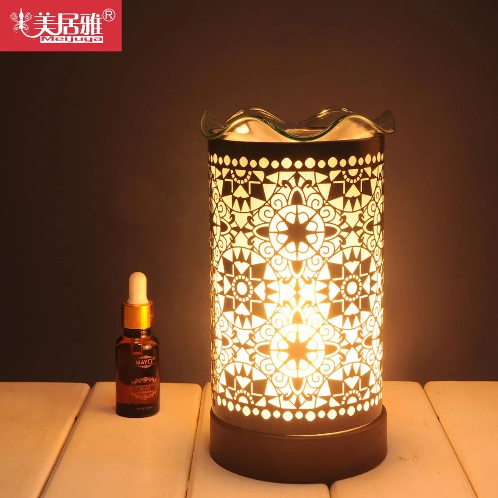Modern Style Metal Electric Oil Warmer Butterfly Pattern Wax Tart Oil