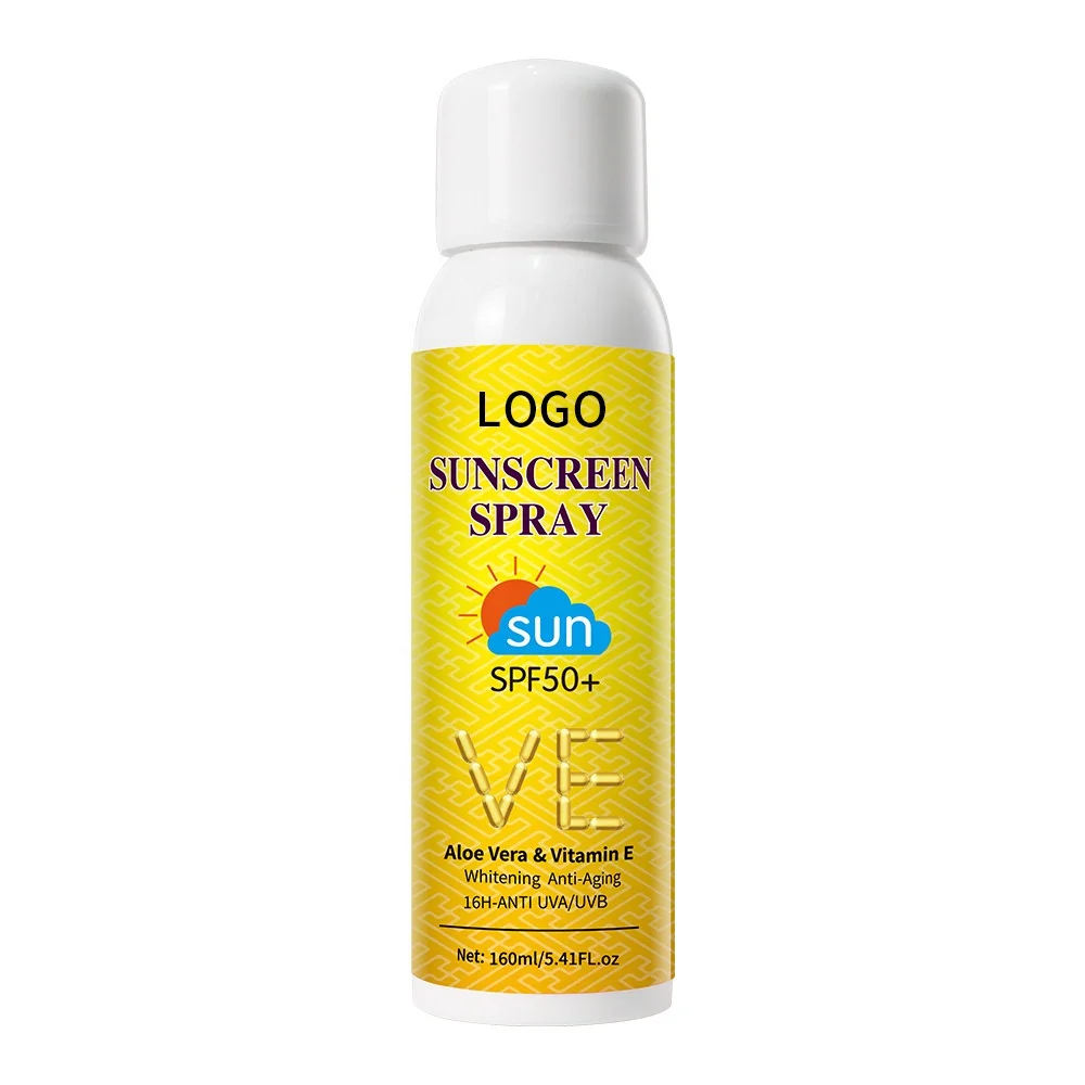 

FATAZEN Wholesale Moisturizing Aloe Vera + Ve SPF 50+ Face Spray RTS Skin Care PA++ Sunscreen Spray Whitening Anti-Aging