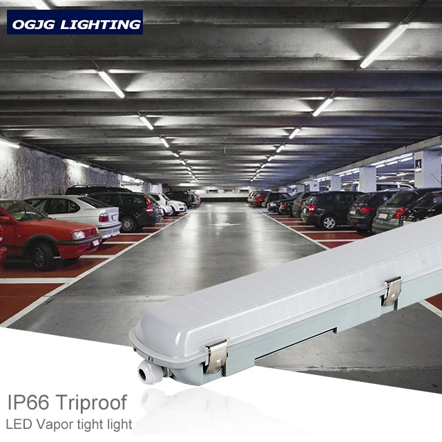 OGJG Garage Ceiling led triproof light fixture IP66 Waterproof Led Linear Light