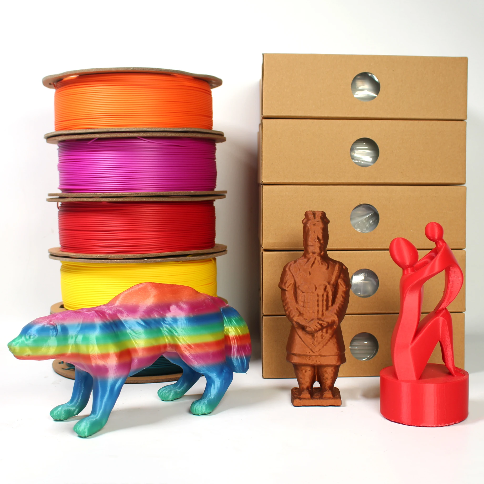 

Sting3d filament PLA printing filamentos 3d printer filament 1kg 3d pen PLA filament 175mm rainbow filamentos