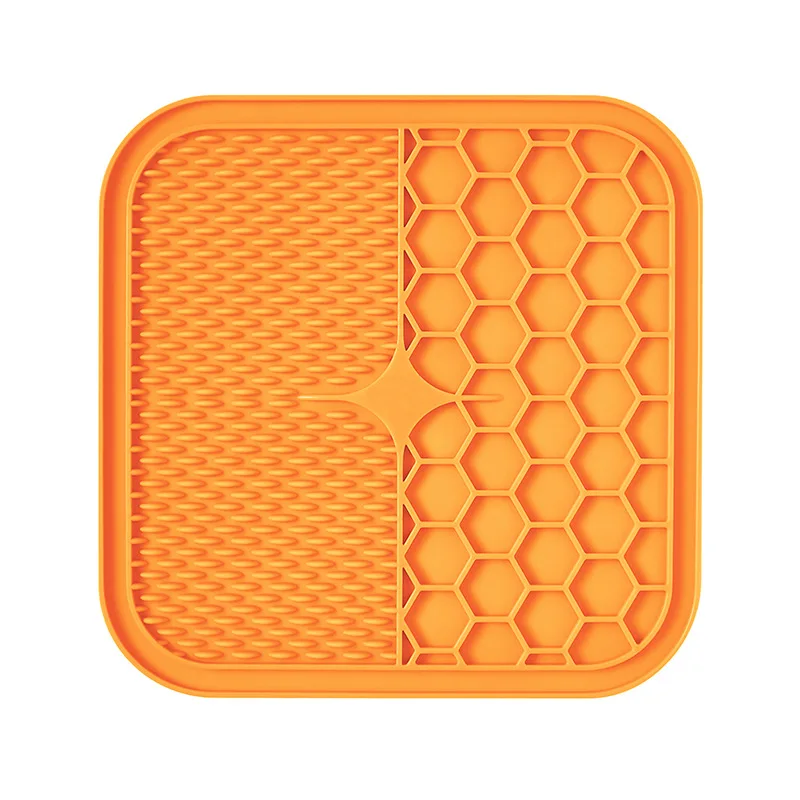 

Silicone Dog Feeding Lick Mat Cat Feeder Licking Pad For Dogs Cats Dog Bath Buddy Slow Feeder Food Sucker Cats Lick Pad
