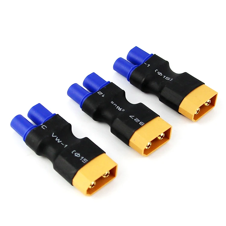 Amass Xt60 Male To Ec3 Female Plug Adapter Conversion Connector No Wire ...