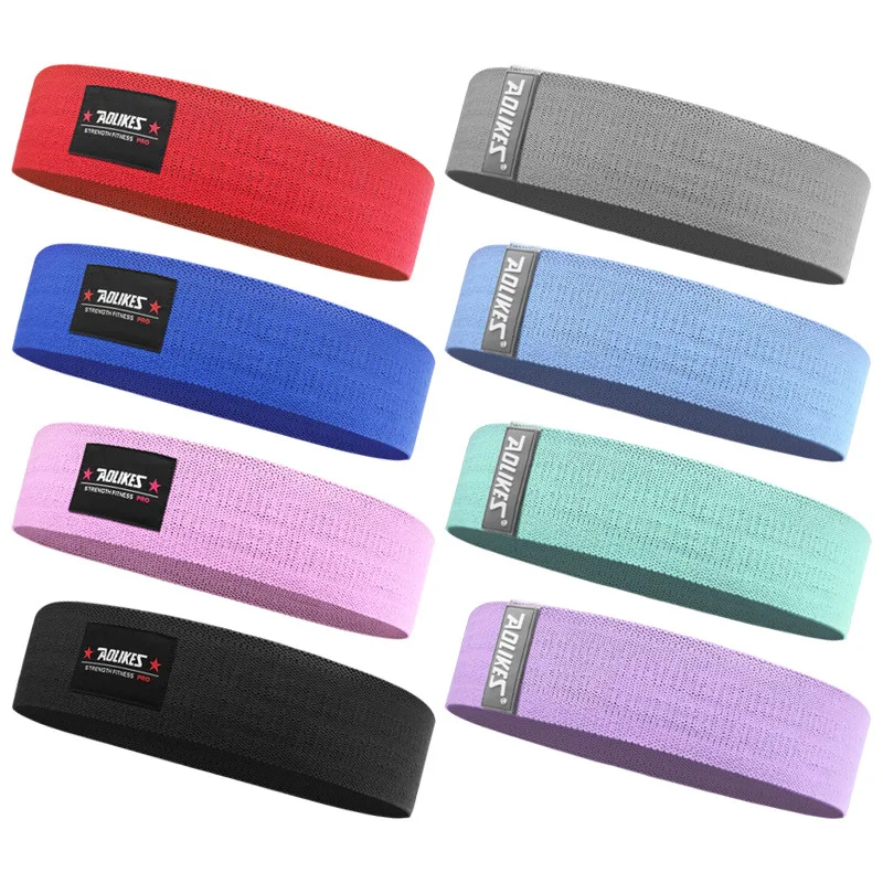 

Anti-slip elastic butt ring fitness yoga stretching belt Fitness squat yoga belt resistance butt stretching belt