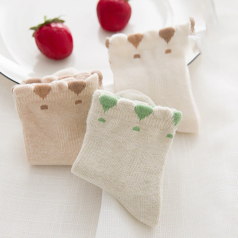 

OEM Baby organic cotton unisex socks support custom loose socks