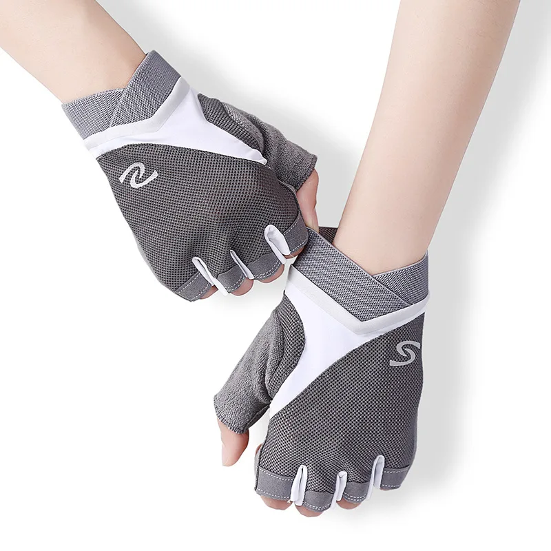 
Professional Women fitness sport half finger riding gym yoga weightlifting gloves breathable non slip gloves 