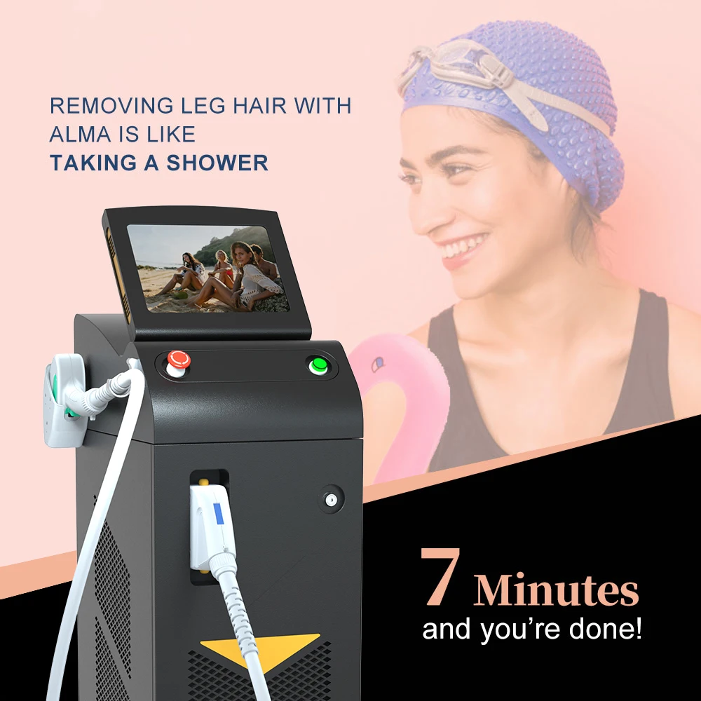 

Alam Soprano Ice Platinum Xl Lasers Titanium Price 3 wavelengths 500W Hair Removal Machine Made Alma Laser hair removal, Optional