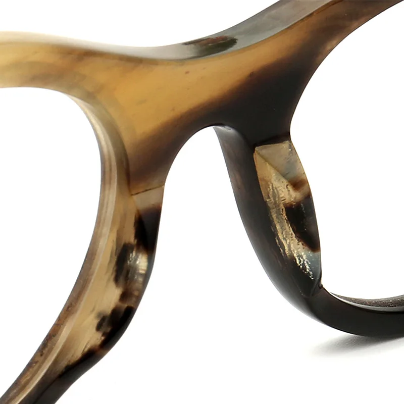100 Real Buffalo Horn Eyeglasses Optical Frames Cat Eye Glasses Buy