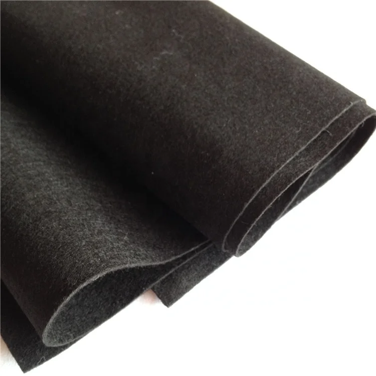 

popular new producing wool interlining nonwoven fabric high grade neckline felt under collar felt for mens suit collar linings