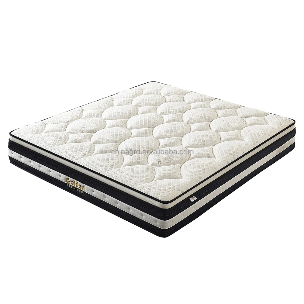 

Hypo-allergenic hotel bed king size roll up pocket spring mattress furniture queen bed mattress roll up in a box