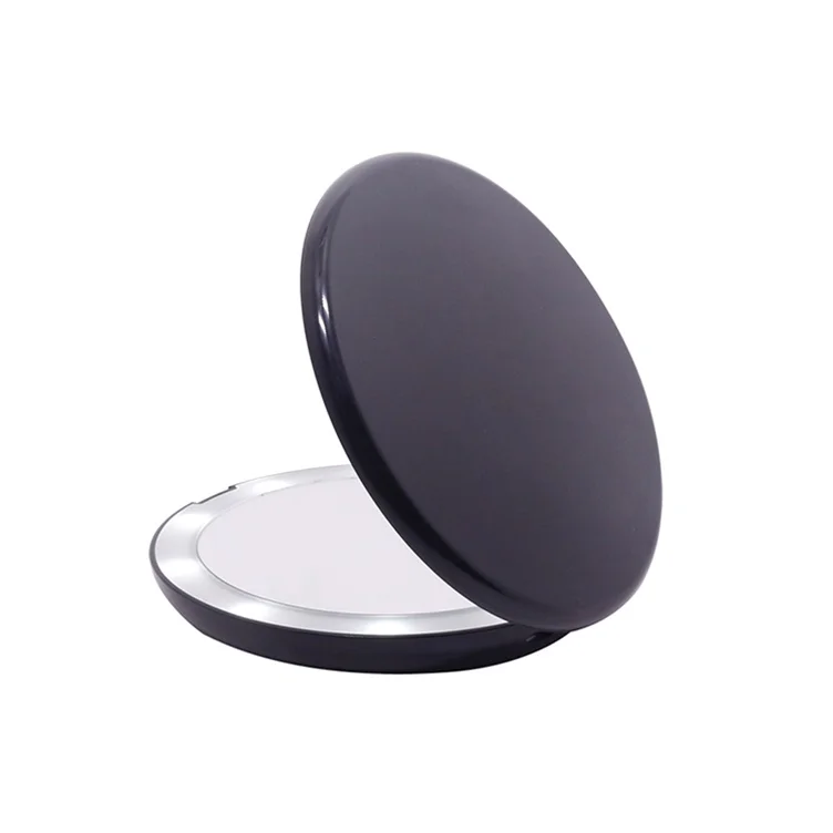

Portable Mini Double Sides Compact LED Lights Pocket Cosmetic Mirror With 5X Magnifying, Pantone colors