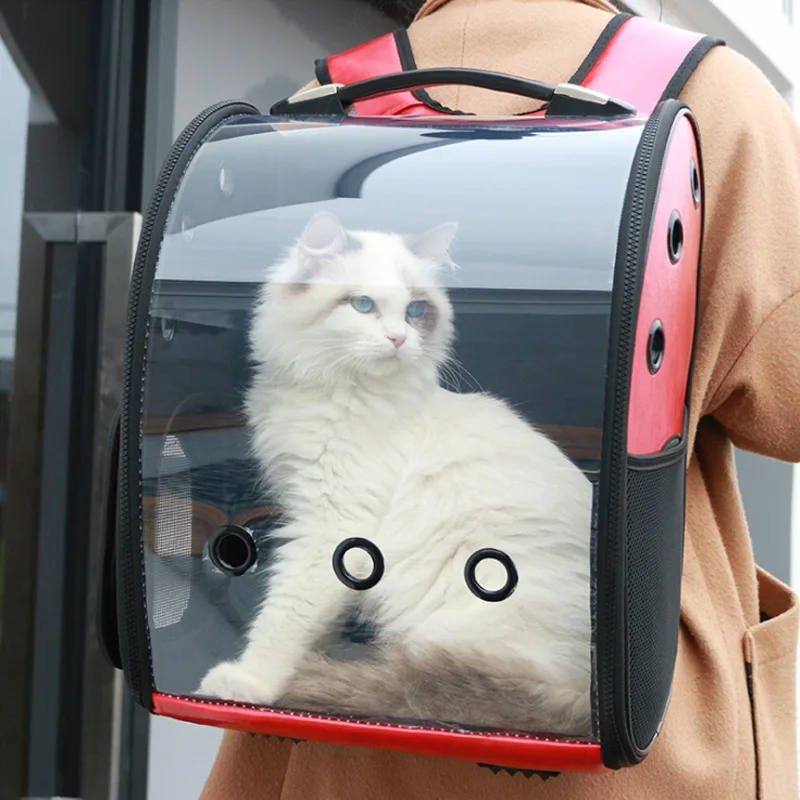 

Fashion Casual Multiple Styles Foldable Space Capsule Bag Cat Transparent Pet Travel Backpack