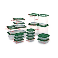 

17pcs Food storage box sets promotional food storage container airtight crisper