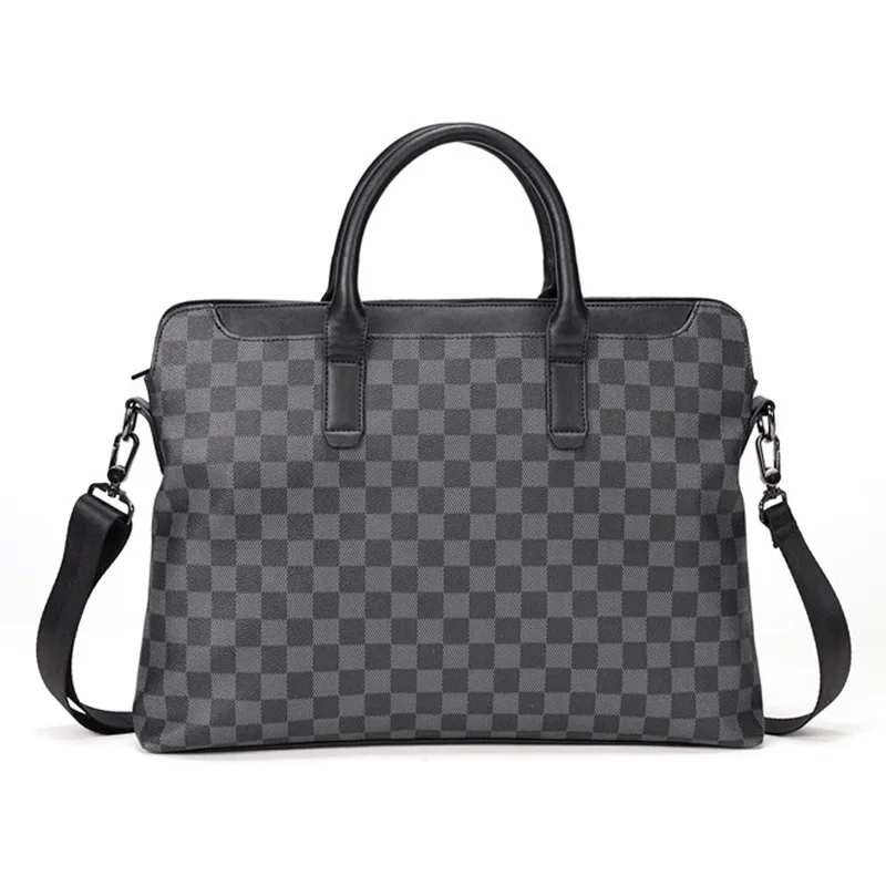 

New fashion College Student Business Men's File Laptop Bag, Black