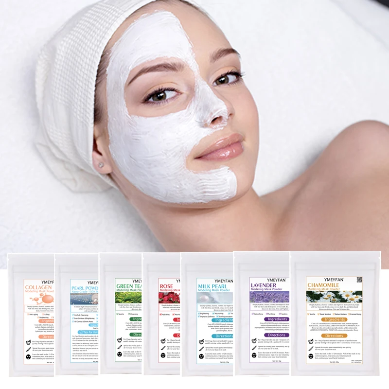 

30g Face Skin Care Cleansing Anti Aging Moistrising Organic Hydra Facial Rubber Peel Off Hydro soft Mask Powder