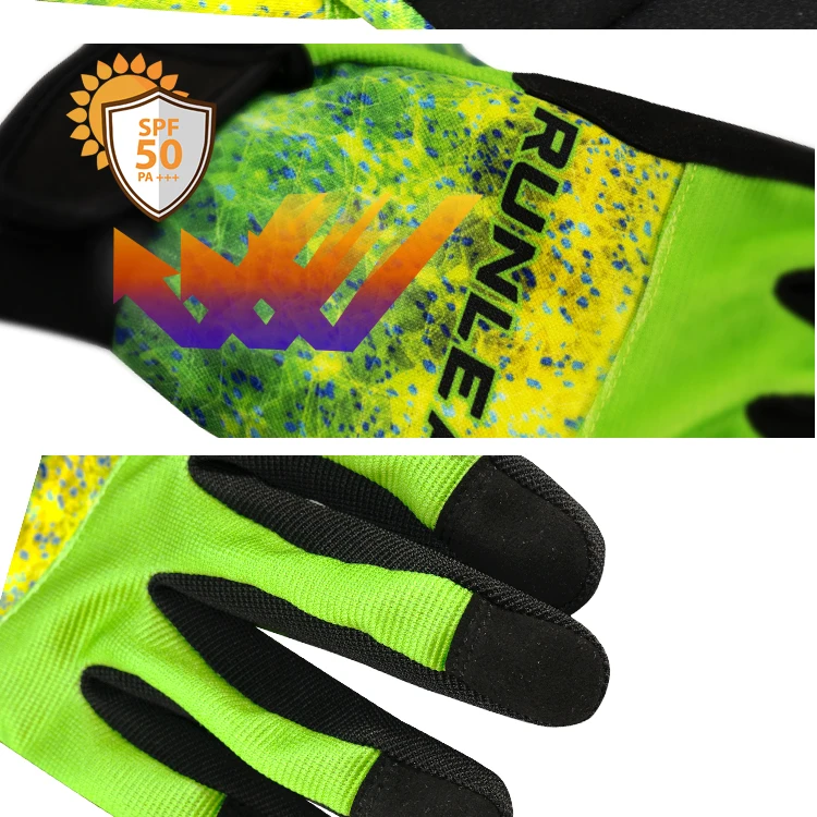 Best Design Light Weight Full Finger Ice Fishing Gloves Uv Sun
