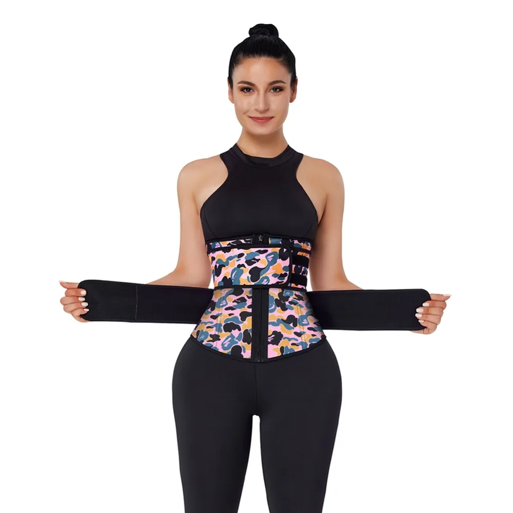 

2021 High Quality Waist Trimmer Belt Adjustable latex waist trainer corset