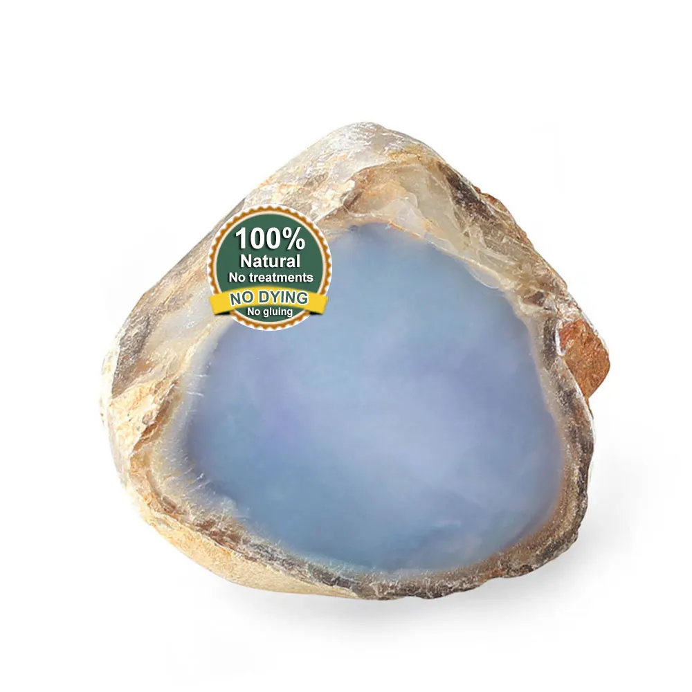 

Wholesale Grade C blue chalcedony roughs Crystal Healing Stone crystal gemstone blue agate stone jade jasper raw materials, Light blue / blue
