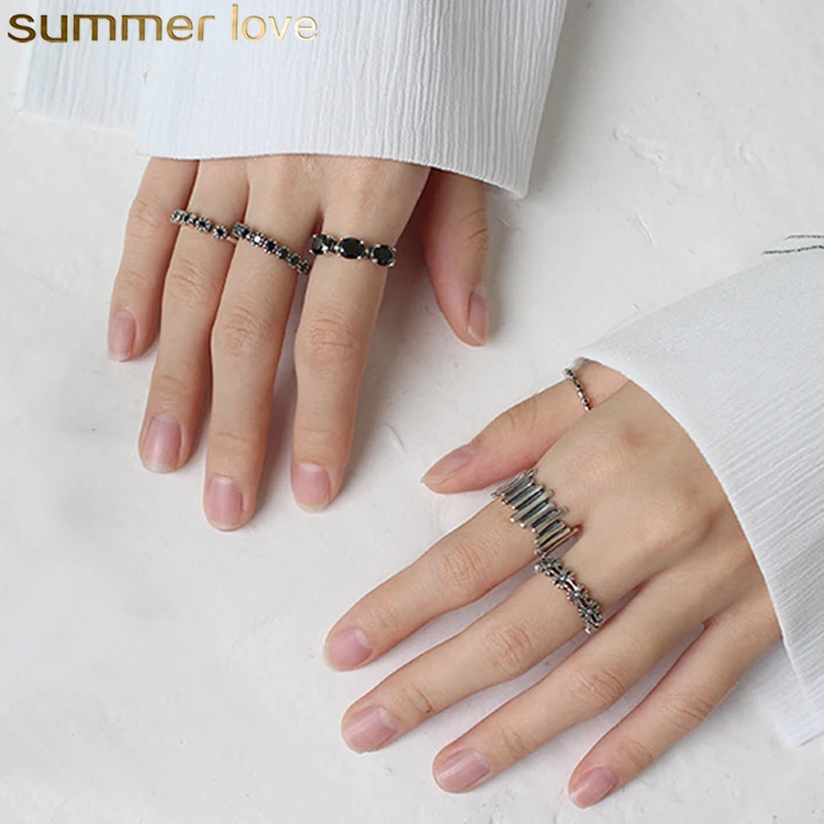 

Wholesale Lots Bulk Cubic Zirconia Adjustable Ring 925 Sterling Silver Luxury Designer Jewelry Rings for Women