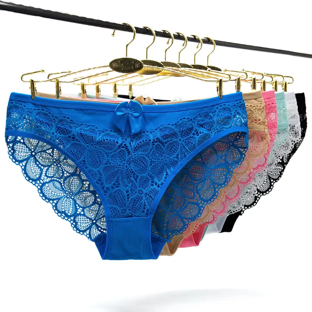Factory Directly Supplied Cotton Underwear Lace Women's Panties Comfort