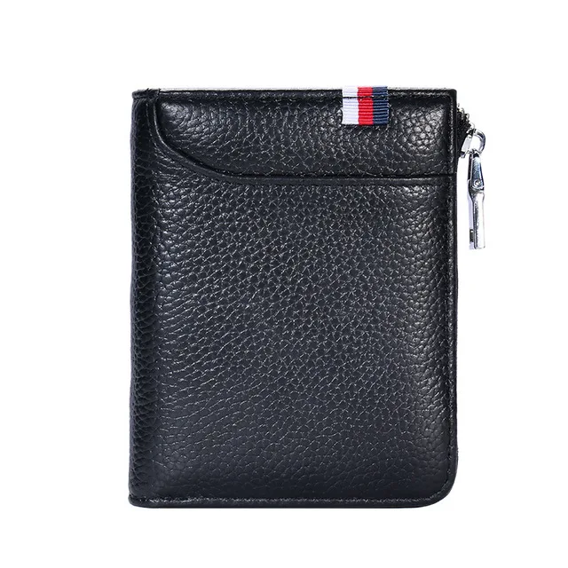 

Custom Logo Stylish PU Leather RFID Wallet Men Simple Slim Casual Short Purse Small Clutch Male Wallet Bag