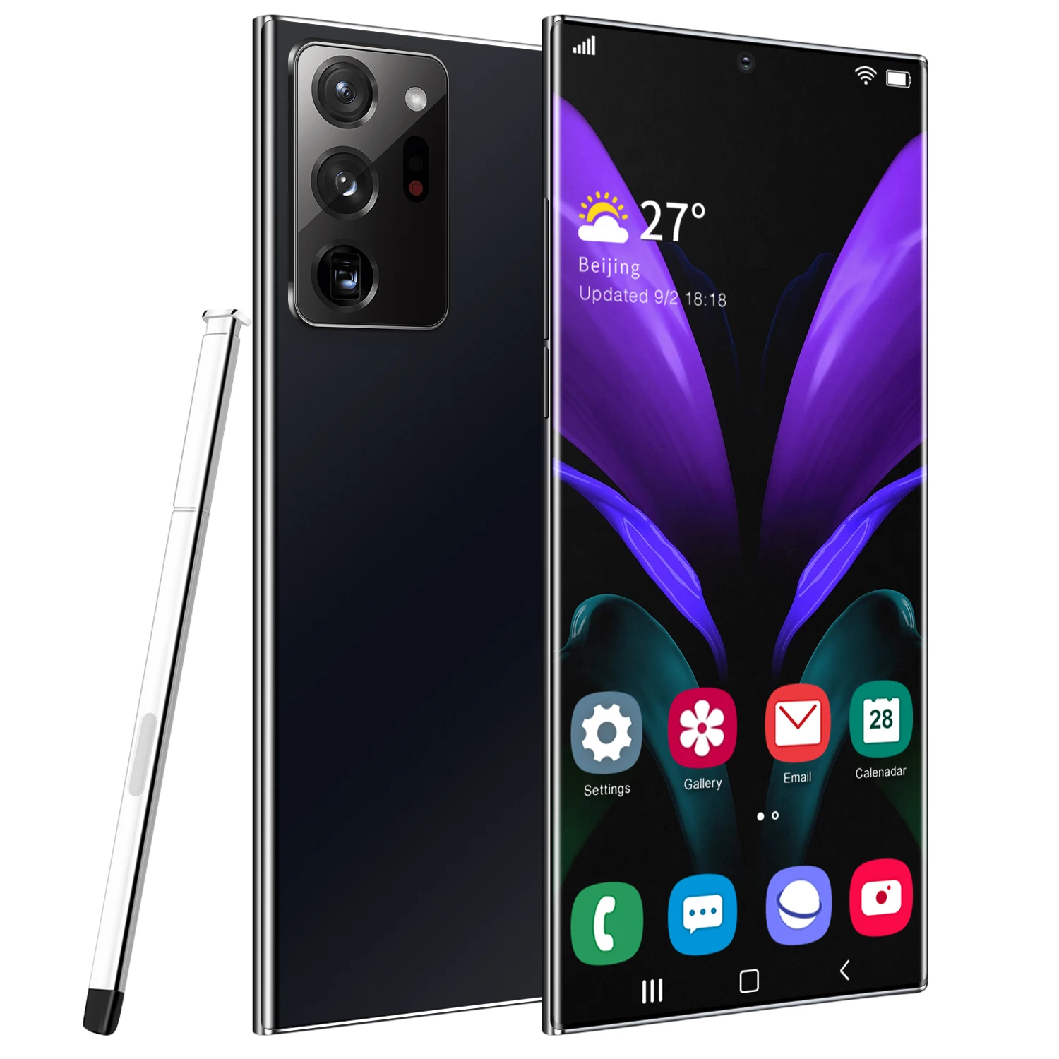 

New authentic Korean version of single card Android 12GB + 256GB gray 5G business camera mobile phones
