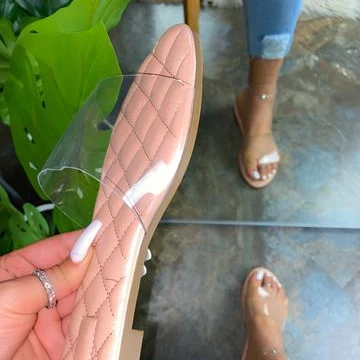 

New arrival of summer ladies PVC slipper women plaid PU sandals for women, Pink,black,rose red