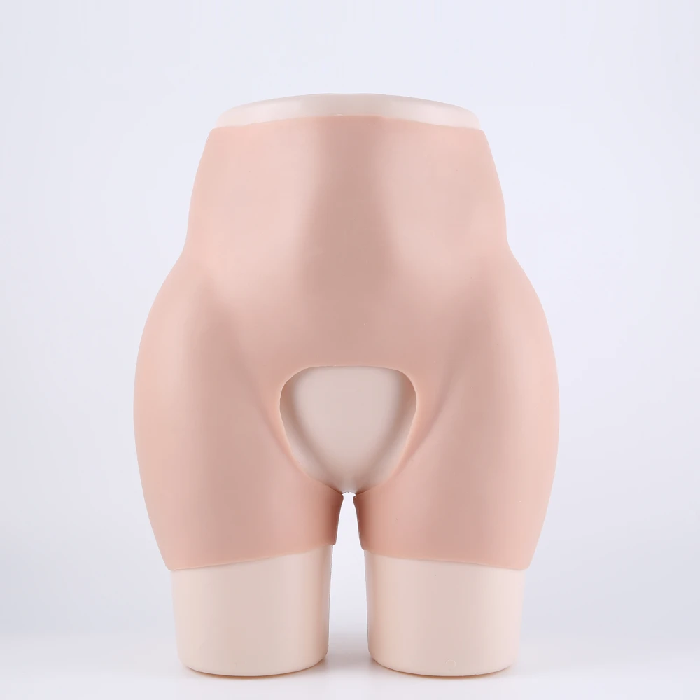 

Womens Full Silicone Panty Buttock Hips High-Waist Women Panties Mid-Thigh Body Shaper Bodysuit Butt Lifter Shaping Panties, Skin
